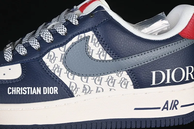 All categories Nk Air Force 1 Air Force series Nk Air Force 1 Low Air Force low top Nike Air Force 1'07 Low Dior joint beige blue gray hook Air Force 1 low top casual sneakers XD2588-603